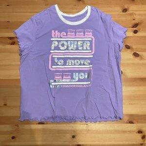 Disney Lavender Tomorrowland Tee